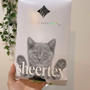 SHEERTEX Semi-Opaque Tights WORN ONCE.